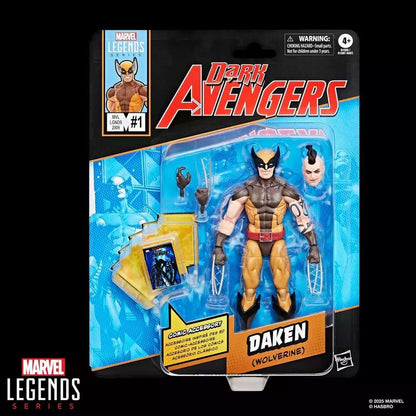 HASBRO WOLVERINE - MARVEL LEGENDS MINI COMICS DAKEN ACTION FIGURE