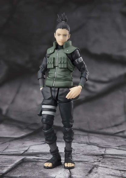 NARUTO SHIPPUDEN S.H. FIGUARTS ACTION FIGURA SHIKAMURA NARA BRILLIANT STRATEGIST 15 CM BANDAI TAMASHII NATIONS