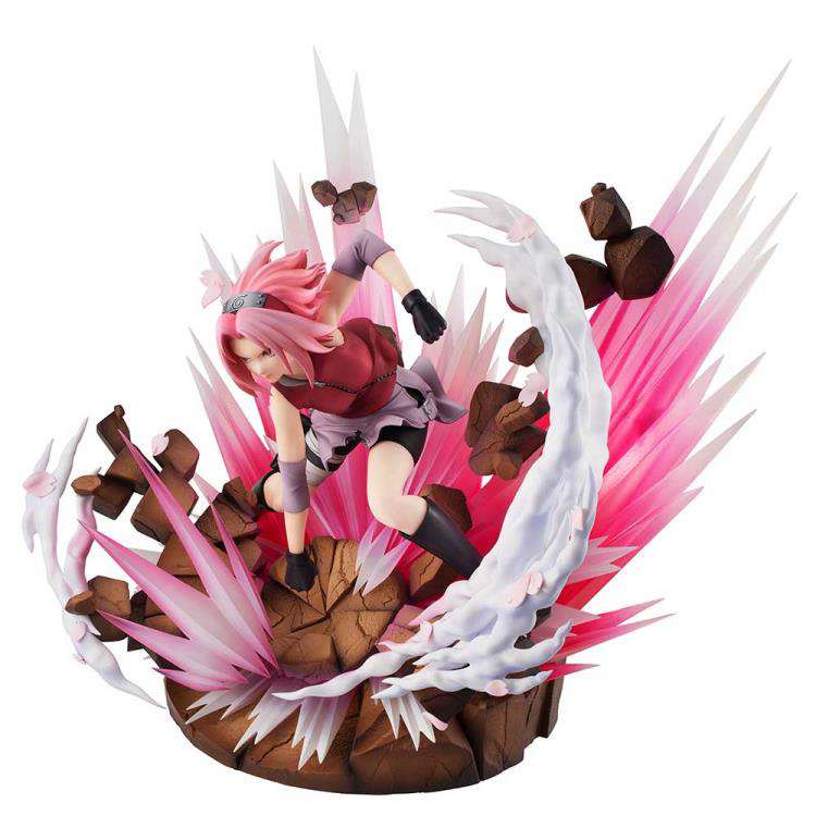 NARUTO GALS PVC STATUA DX HARUNO SAKURA VERSION 3 27 CM MEGAHOUSE