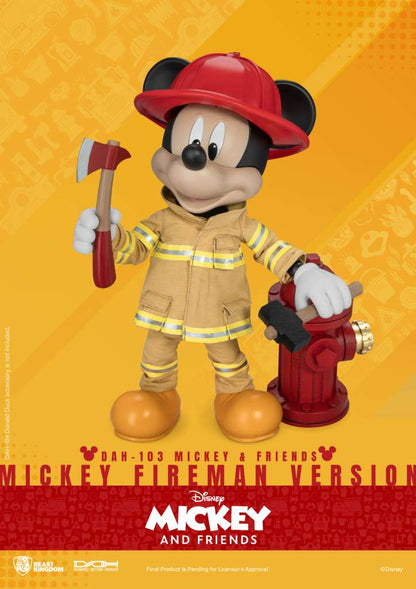 BEAST KINGDOM MICKEY FRIEND FIREMAN VERSION STATUA 16 cm