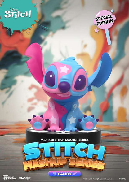 BEAST KINGDOM MINI EGG ATTACK STITCH MASHUP BLIND BOX DISPLAY (6) MINI FIGURA 8 cm