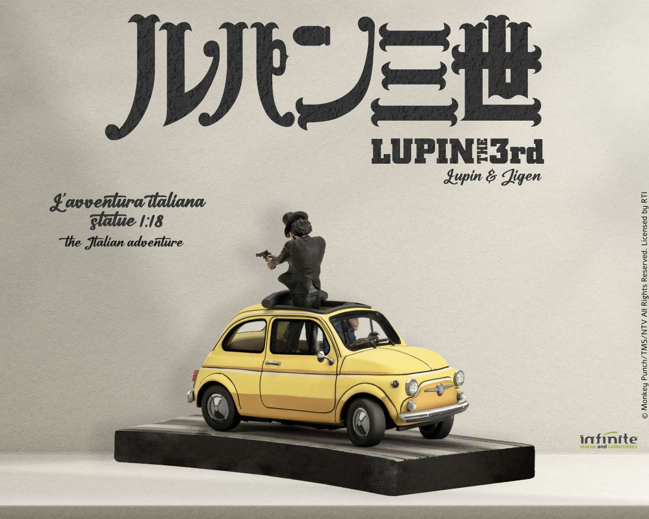 LUPIN 3RD L'AVVENT ITA 1/18 ST LUP E JIG