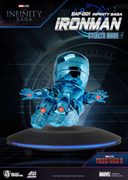 MARVEL MINI UOVA ATTACK FIGURES THE INFINITY SAGA IRONMAN STEALTH MODE 16 CM BEAST KINGDOM TOYS