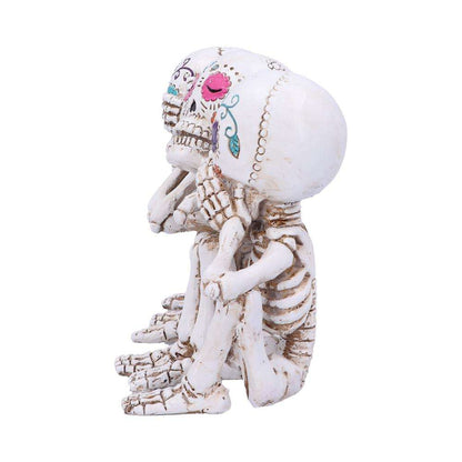 CALAVERAS SKELETON THREE WISE FIGURINE