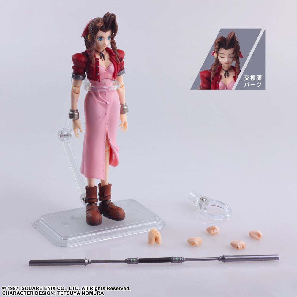 SQUARE ENIX FFVII AERITH GAINSBOROUGH BRING ARTS AF ACTION FIGURE 13 cm