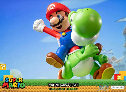 SUPERMARIO MARIO & YOSHI  EXCL ED STATUE