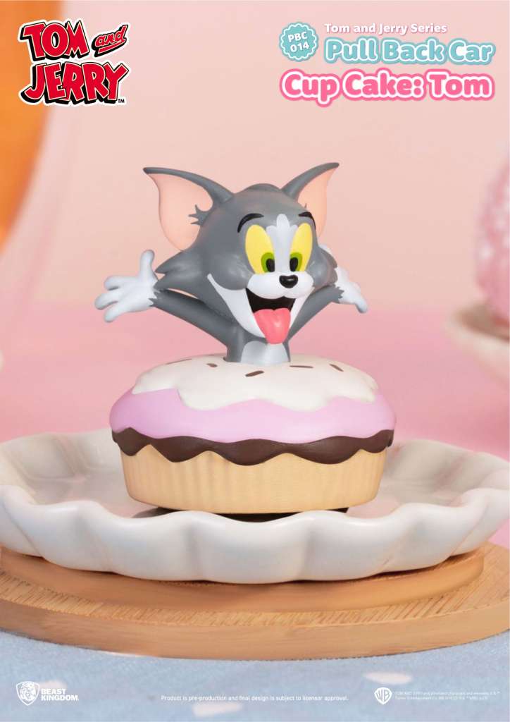 TOM & JERRY PULL BACK CARS BLIND BOX 6-PACK BEAST KINGDOM TOYS