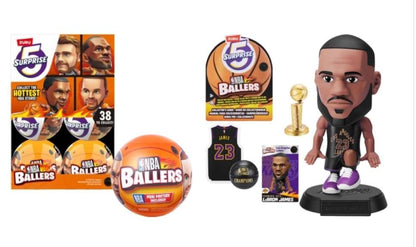NBA BALLERS STATUA 5-SURPRISE S1 DISPLAY 12 PZ 10 CM ZURU