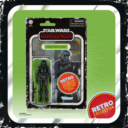 STAR WARS THE MANDALORIAN RETRO COLLECTION ACTION FIGURA 2022 IMPERIAL DEATH TROOPER 10 CM HASBRO