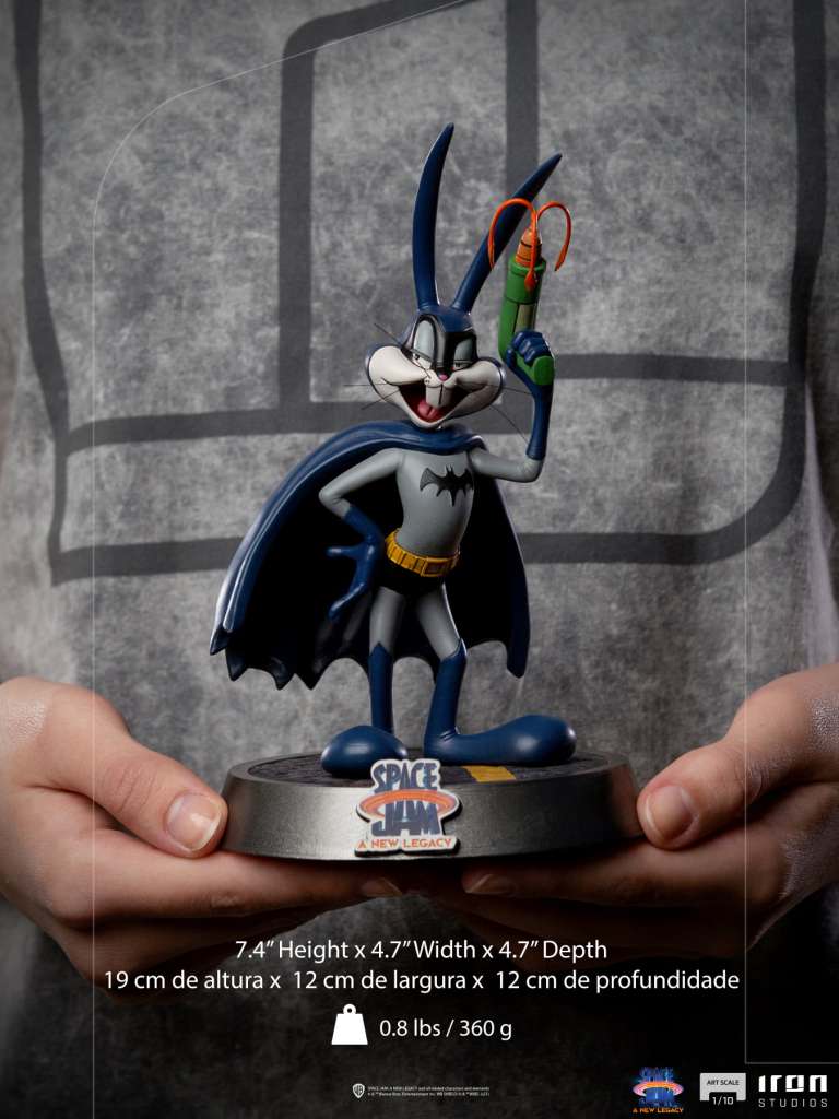 SPACE JAM 2 BUGS BUNNY BATMAN 1/10 STAT