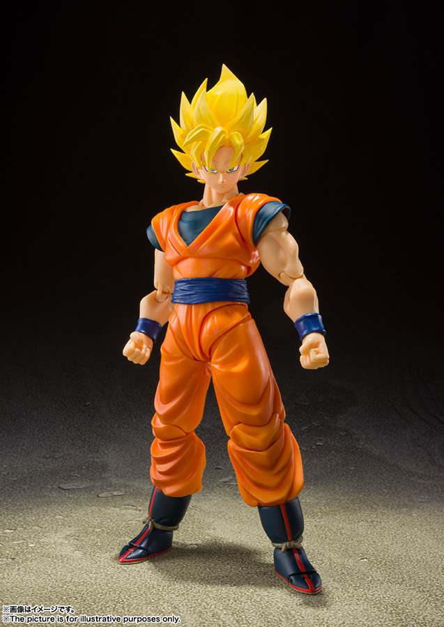 Dragon Ball Z S.h. Figuarts Figure Goku Super Saiyan Full Power 14 Cm Bandai