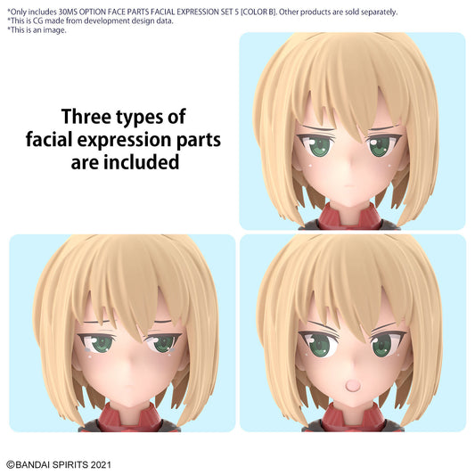 30MS OP FACE PT FACIAL EXPR SET 5 CLR B MODEL KIT BANDAI MODEL KIT