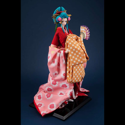 ONE PIECE KYUGETSU X MEGAHOUSE PVC STATUA 1/4 JAPANESE BAMBOLA KOMURASAKI 55 CM MEGAHOUSE