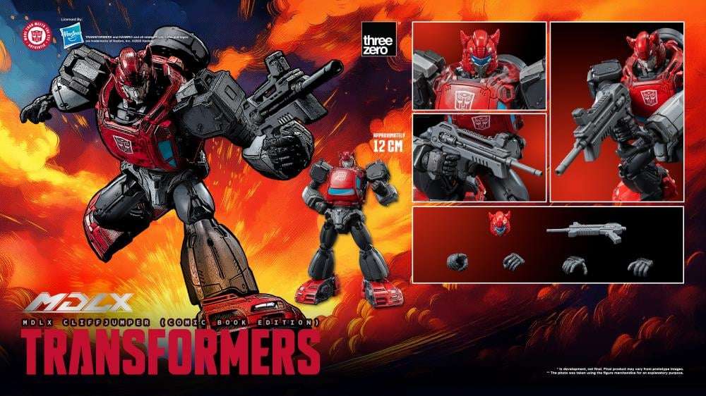 TRANSFORMERS MDLX CLIFFJUMPER COMIC AF