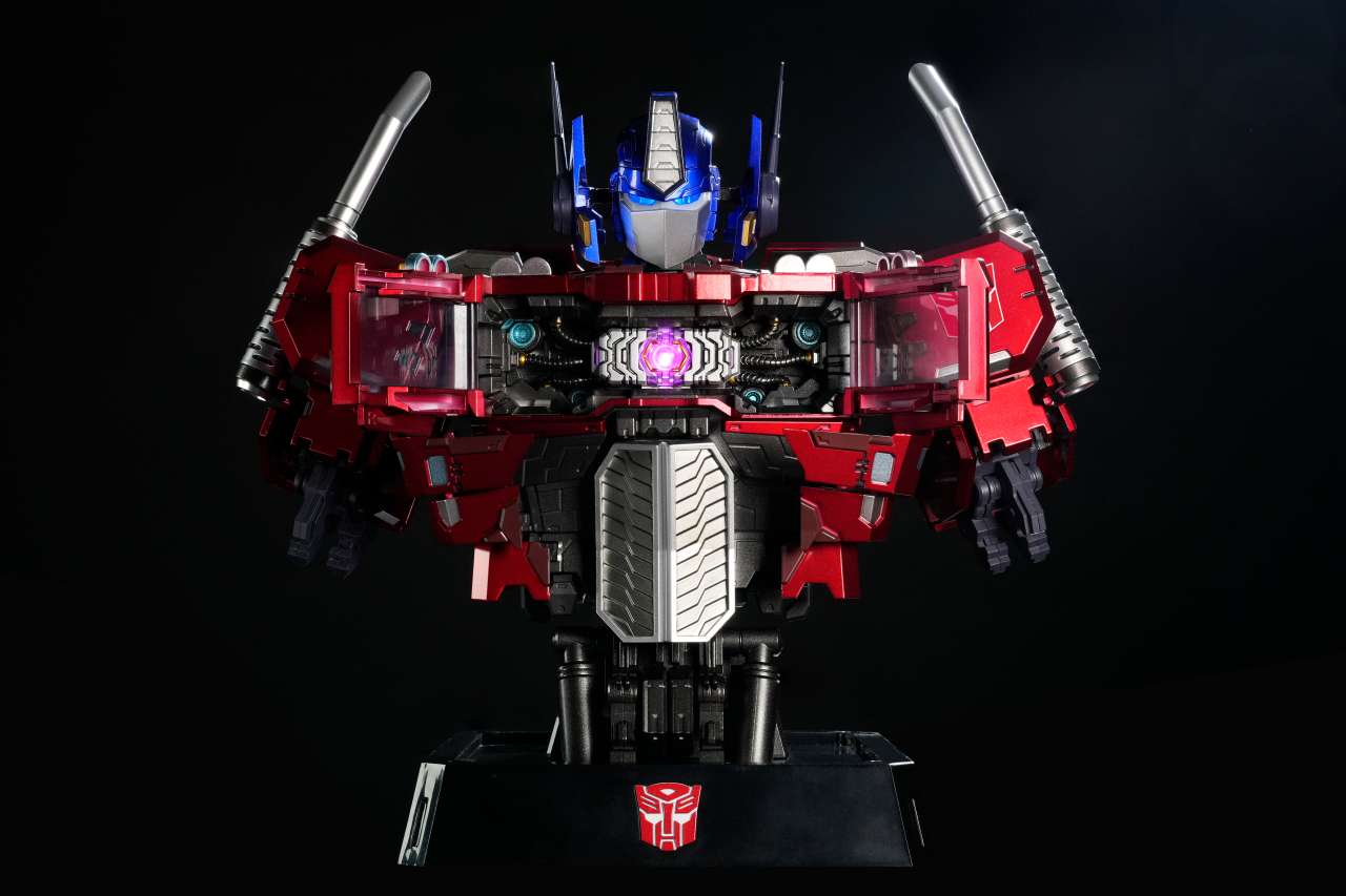 TRANSFORMERS BUSTO GENERATION ACTION FIGURA OPTIMUS PRIME MECHANIC BUSTO 16 CM UNIX SQUARE