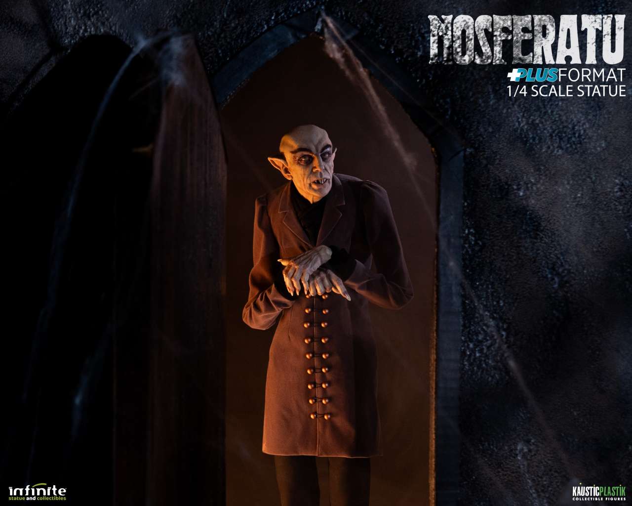 NOSFERATU  STATUA RESINA FORMATO PLUS 1/4 61 CM INFINITE STATUE