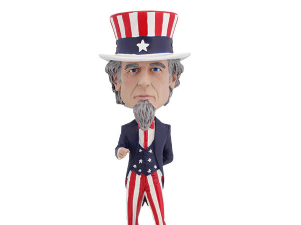ROYAL BOBBLE UNCLE SAM BOBBLE HEAD HEADKNOCKER 18 cm