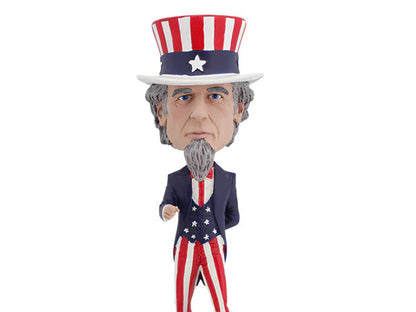 ROYAL BOBBLE UNCLE SAM BOBBLE HEAD HEADKNOCKER 18 cm