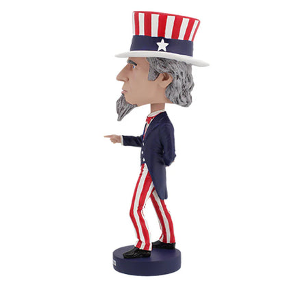 ROYAL BOBBLE UNCLE SAM BOBBLE HEAD HEADKNOCKER 18 cm