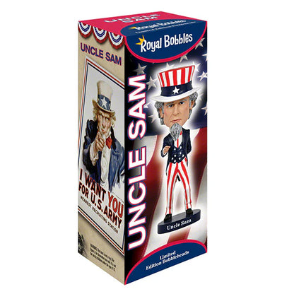 ROYAL BOBBLE UNCLE SAM BOBBLE HEAD HEADKNOCKER 18 cm