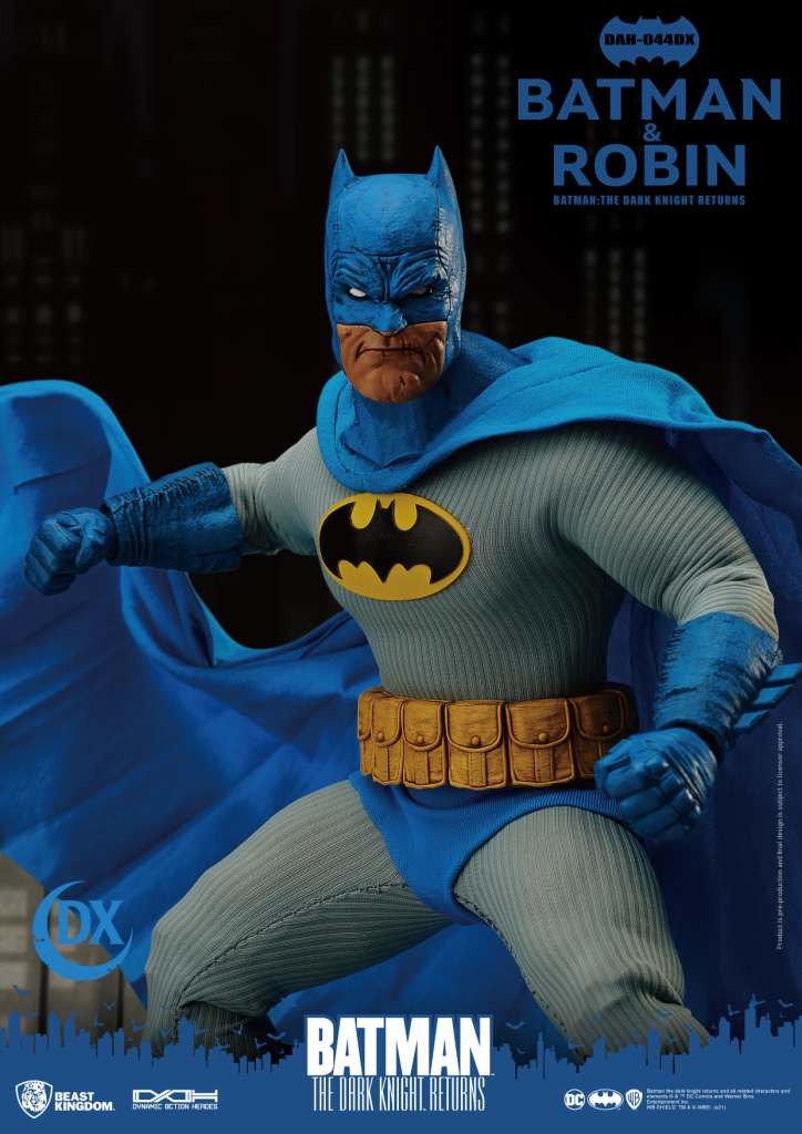 BATMAN THE DARK KNIGHT RETURNS DYNAMIC 8CTION HEROES ACTION FIGURES 1/9 BATMAN & ROBIN 16 - 21 CM BEAST KINGDOM TOYS