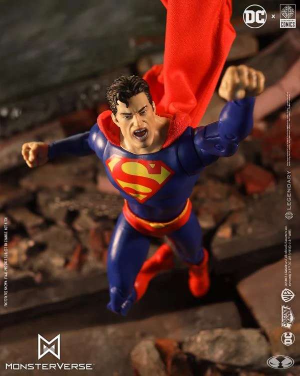 DC JL MONSTER SUPERMAN VS GODZILLA 2PK