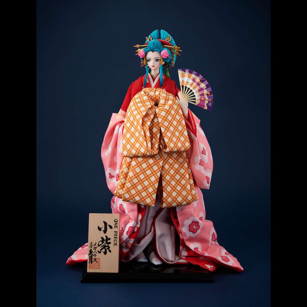 ONE PIECE KYUGETSU X MEGAHOUSE PVC STATUA 1/4 JAPANESE BAMBOLA KOMURASAKI 55 CM MEGAHOUSE