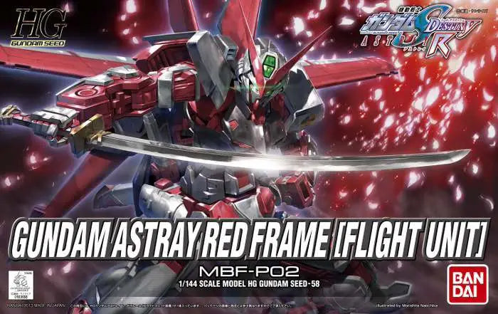 BANDAI RAY - GUNDAM HG AST RED FRAME FLIGHT 1/144 MODEL KIT