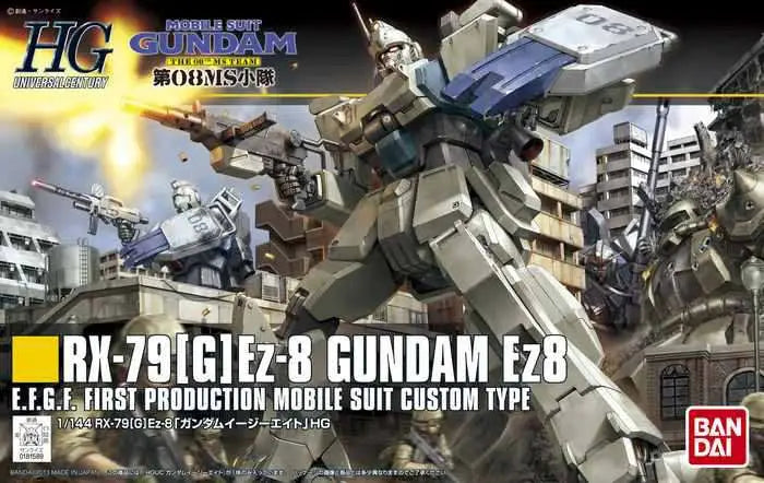 BANDAI - GUNDAM HGUC EZ8 1/144 MODEL KIT 13 cm