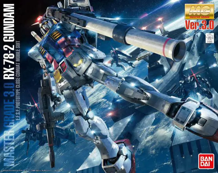 BANDAI - GUNDAM MG RX-78-2 VER 3.0 1/100 MODEL KIT 19 cm