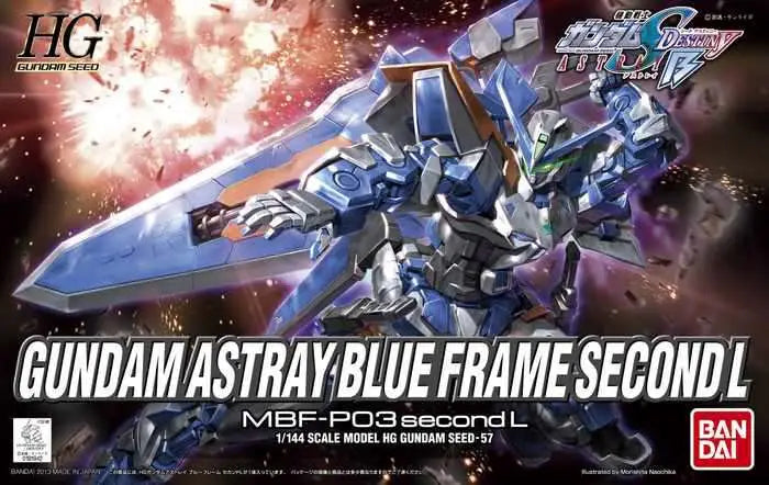 BANDAI RAY - GUNDAM HG AST BLU FRAME SECOND L 1/144 MODEL KIT