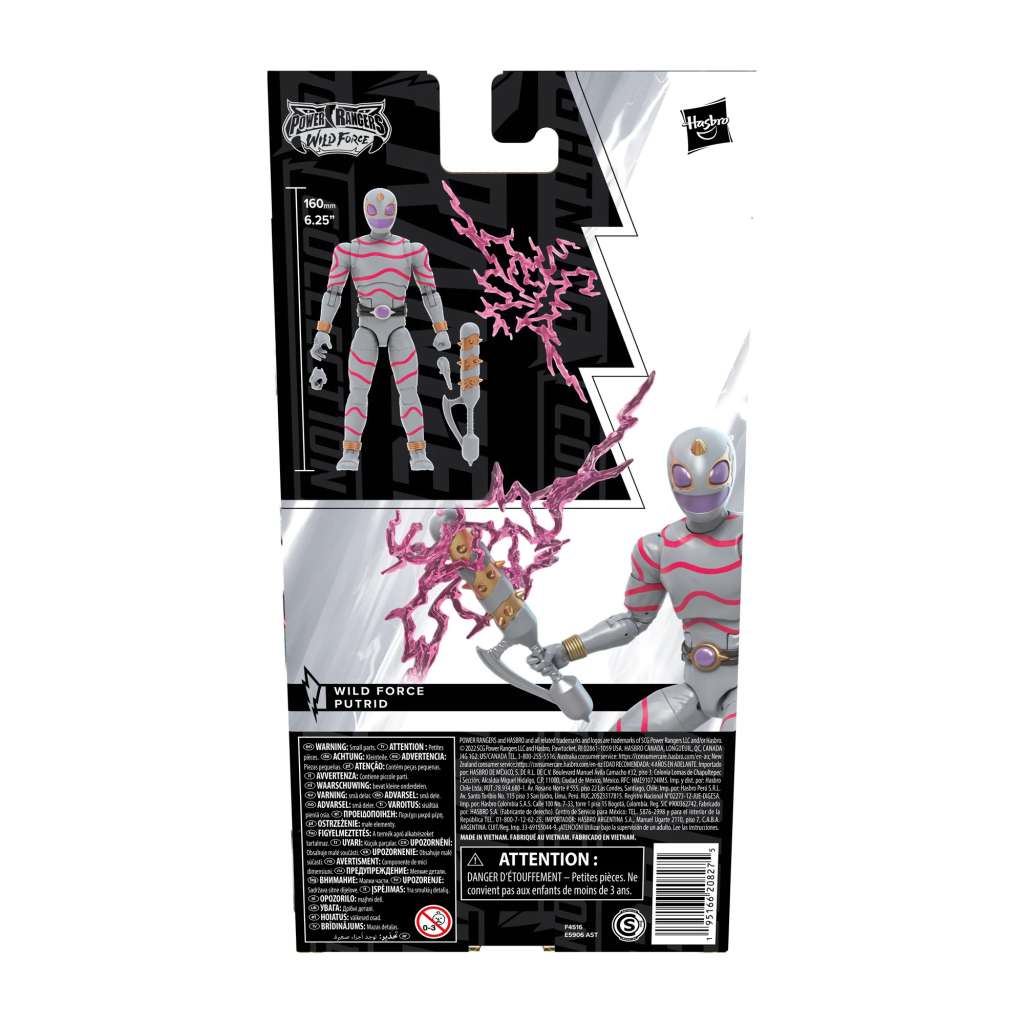 HASBRO POWER RANGERS WILD FORCE PUTRID AF ACTION FIGURE