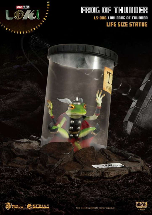 LOKI LIFE-SIZE STATUA FROG OF THUNDER 26 CM BEAST KINGDOM TOYS