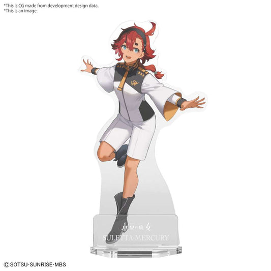 GUNPLA PACK ART SULETTA ACRYLIC STAND MODEL KIT BANDAI MODEL KIT GUNPLA