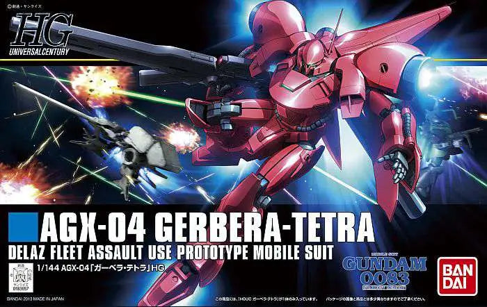 BANDAI HGUC GERBERA TETRA 1/144 MODEL KIT 13 cm