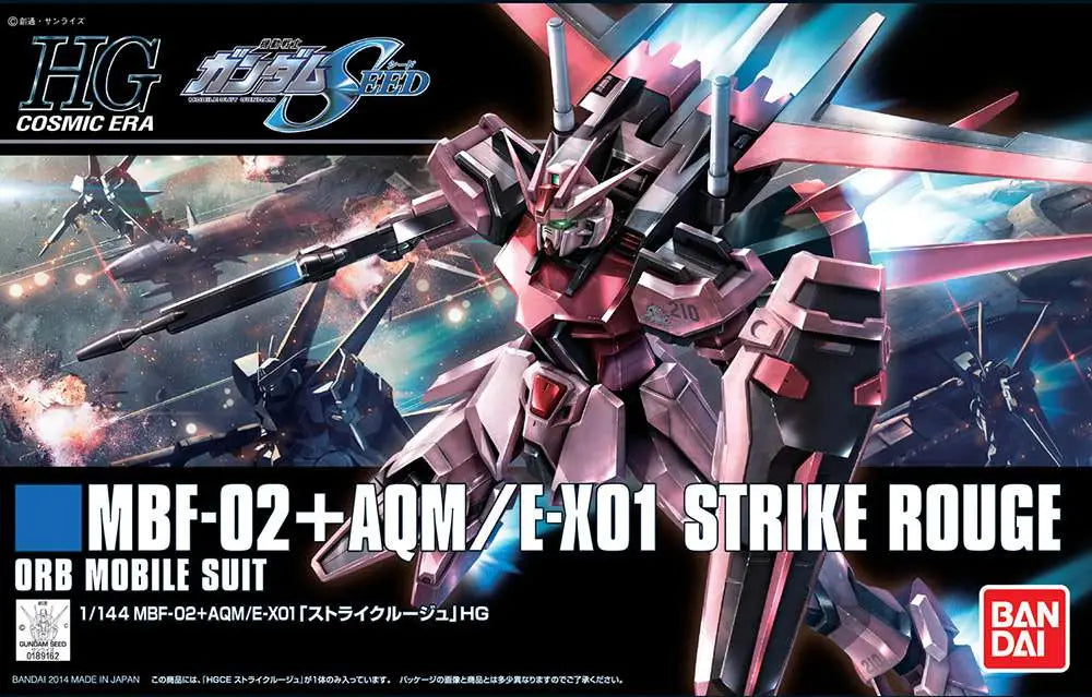 BANDAI HG CE STRIKE ROUGE 1/144 MODEL KIT