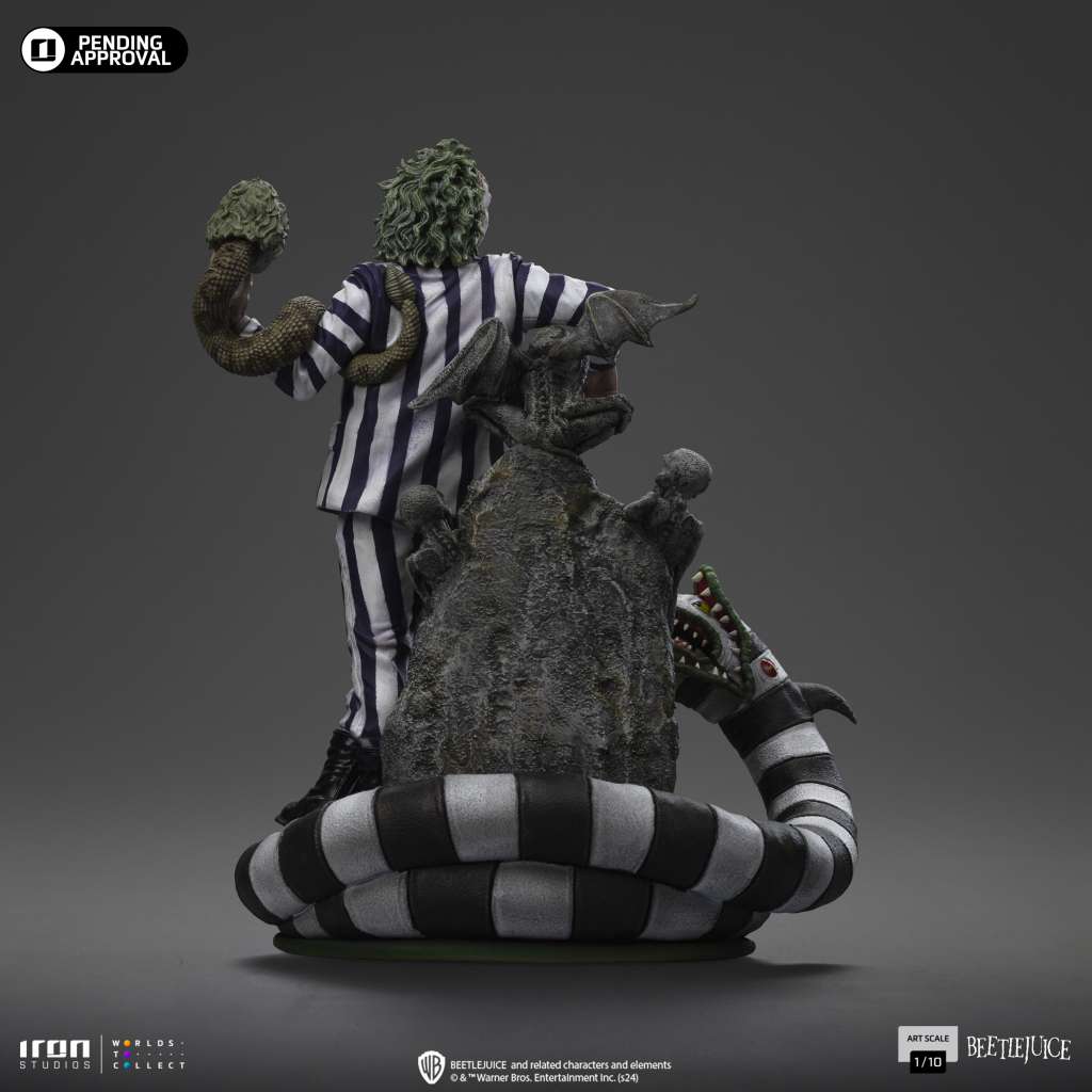 IRON STUDIOS BEETLEJUICE 1/10 STATUA 19 cm