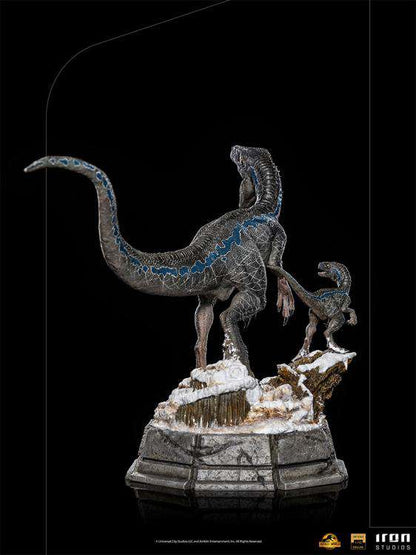 IRON STUDIOS JW DOMINATION BLUE + BETA DLX STAT 1/10 STATUA 20 cm