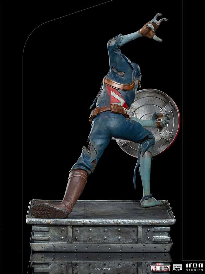WHAT IF ZOMBIE CAPT AMERICA 1/10 ART ST