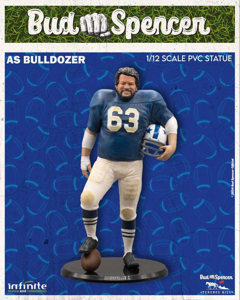 INFINITE STATUE BUD SPENCER AS BULLDOZER PVC 1/12 STATUA 16 cm