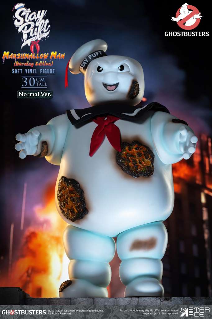 GHOSTBUSTERS MARSHMALLOW MAN BURNING AF