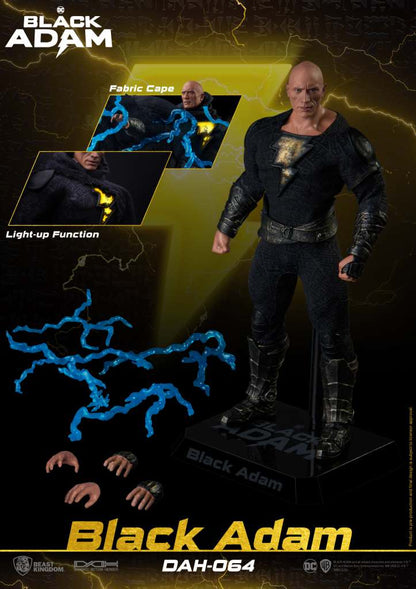 BEAST KINGDOM BLACK ADAM MOVIE DAH ACTION FIGURE 18 cm
