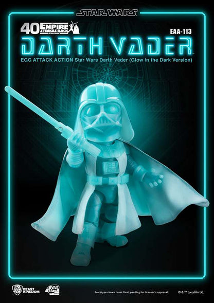 STAR WARS UOVA AA DARTH VADER GLOW I/T DARK VER ACTION FIGURA BEAST KINGDOM