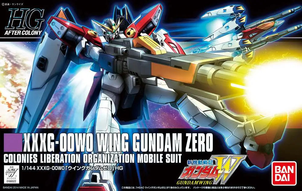 BANDAI - GUNDAM HGAC WING ZERO 1/144 MODEL KIT 12 cm