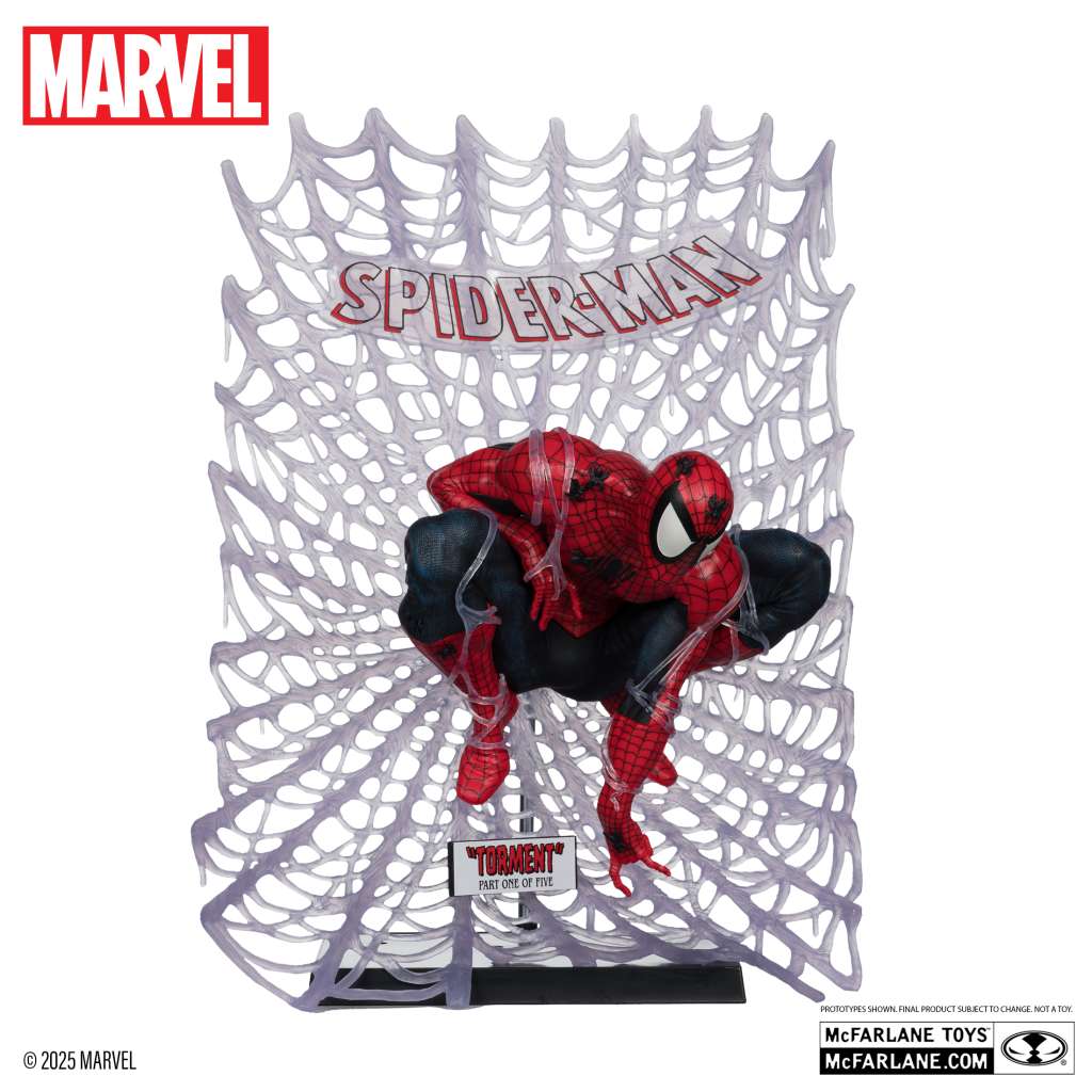 MCFARLANE TOYS 25 SPIDER-MAN - MARVEL COLLECTION 1:6TH WV6 (SPIDER-MAN #1 BLACK SUIT) FIGURA 28 cm