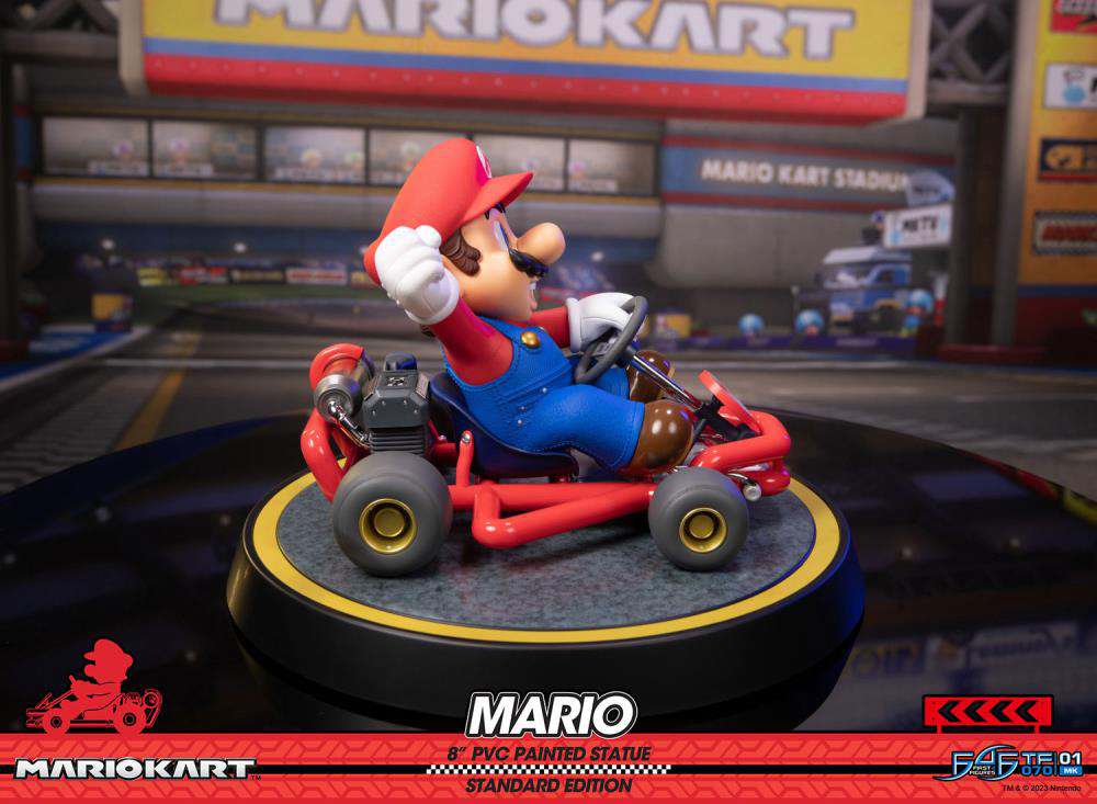 MARIO KART MARIO PVC PAINTED STATUE