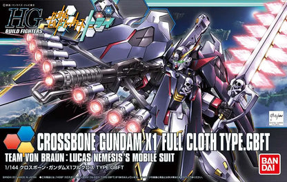BANDAI - GUNDAM HG BF CROSSBONE X1 FULLCLOTH 1/144 MODEL KIT 13 cm