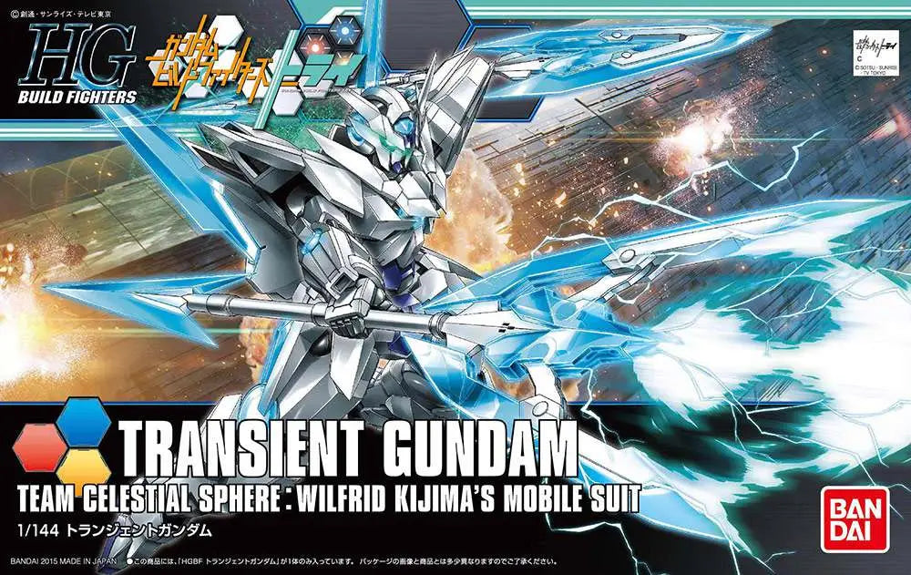 BANDAI - GUNDAM HG BF TRANSIENT 1/144 MODEL KIT 13 cm