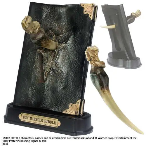 NOBLE COLLECTIONS HP BASILISK FANG TOM RIDDLE DIARY REPLICA