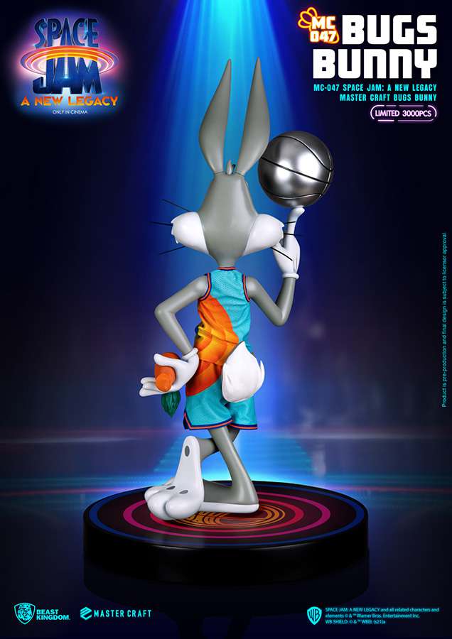BEAST KINGDOM SPACE JAM 2 BUGS BUNNY MASTER CRAFT STATUA 43 cm